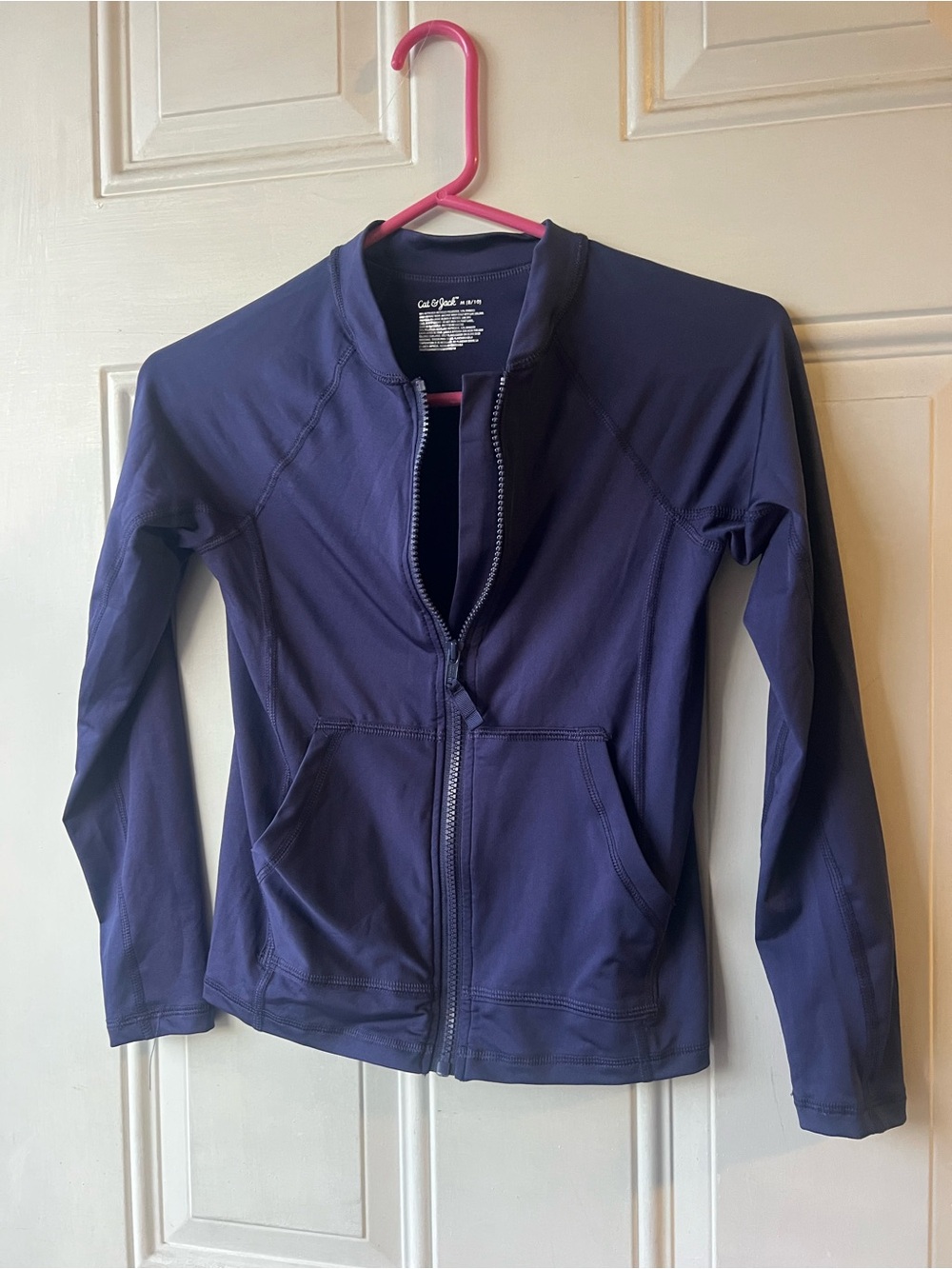 Cat & Jack Navy Blue Full-Zip Kids Swim Jacket
